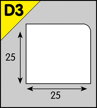 Glaslat D3